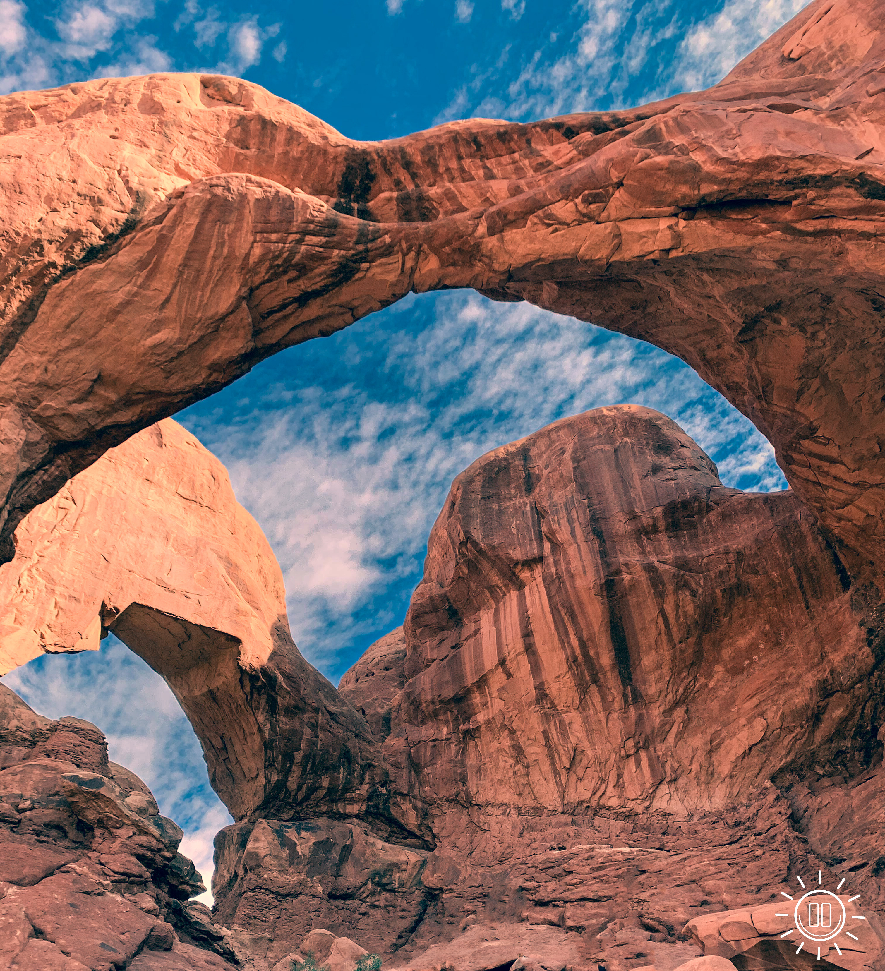 Double Arch at Arches National Park