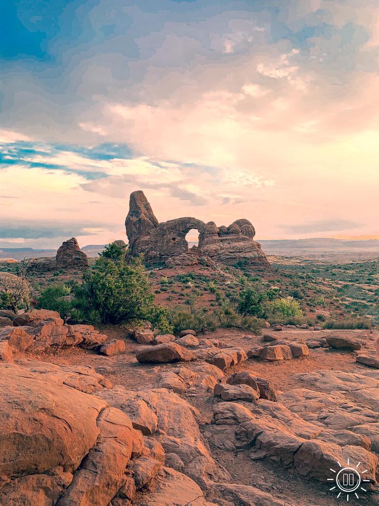 Turret Arch at Arches National Park